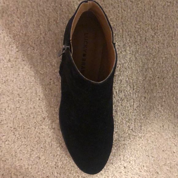 Black Lucky Brand Ankle Boots size 6 - Picture 2 of 3